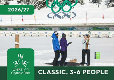 Private Biathlon Lesson - Classic Skiing, 3-6 people