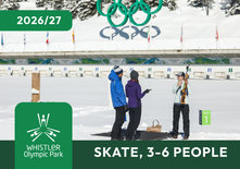 Private Biathlon Lesson - Skate Skiing, 3-6 people