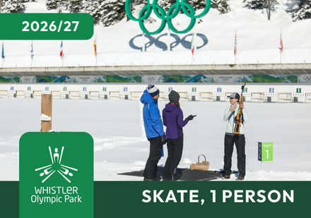 Private Biathlon Lesson - Skate Skiing, 1 person